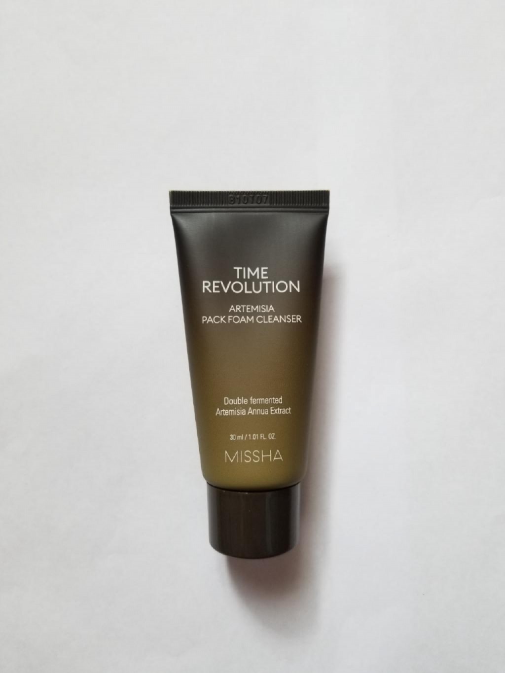MISSHA Time Revolution Artemisia Pack Foam Cleanser Очищающая пенка-маска для лица с экстрактом полыни