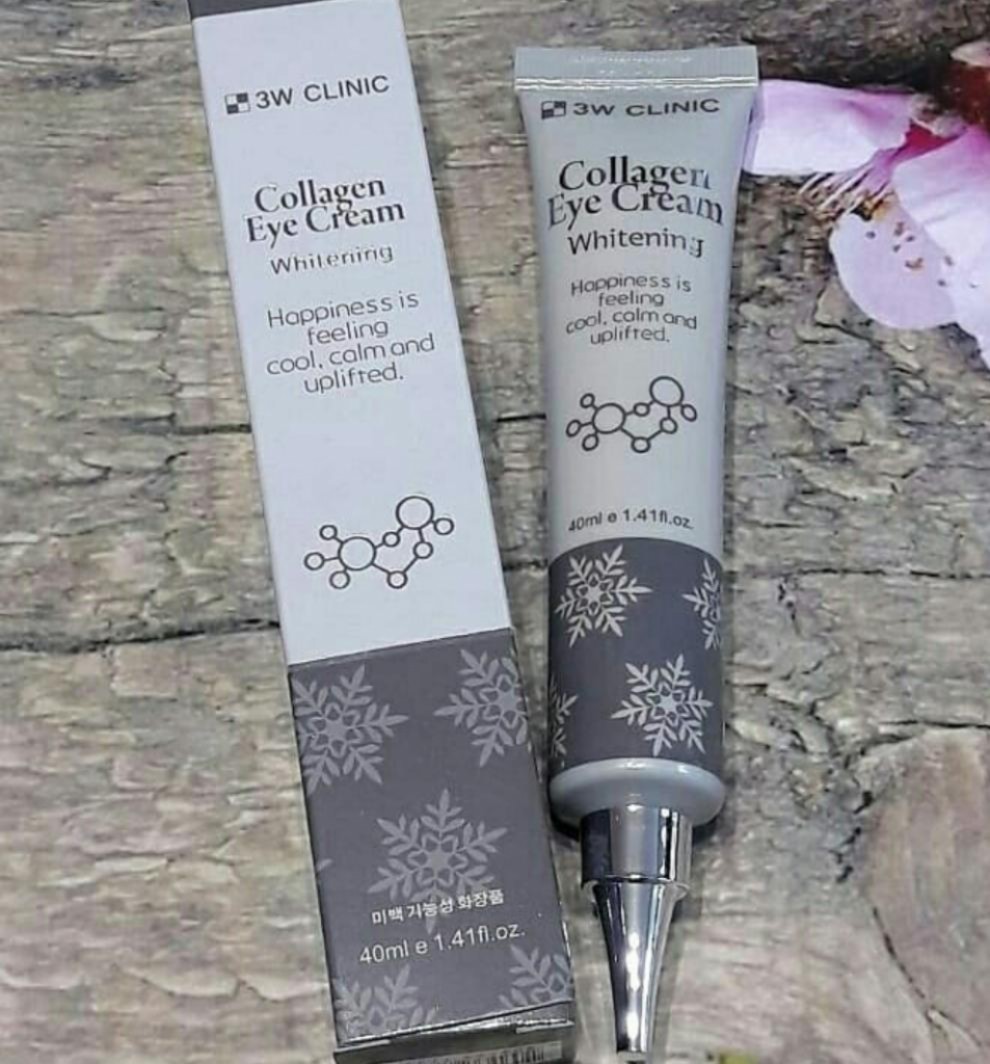 3wclinic Collagen Eye Cream Whitening Осветляющий крем для век с коллагеном
