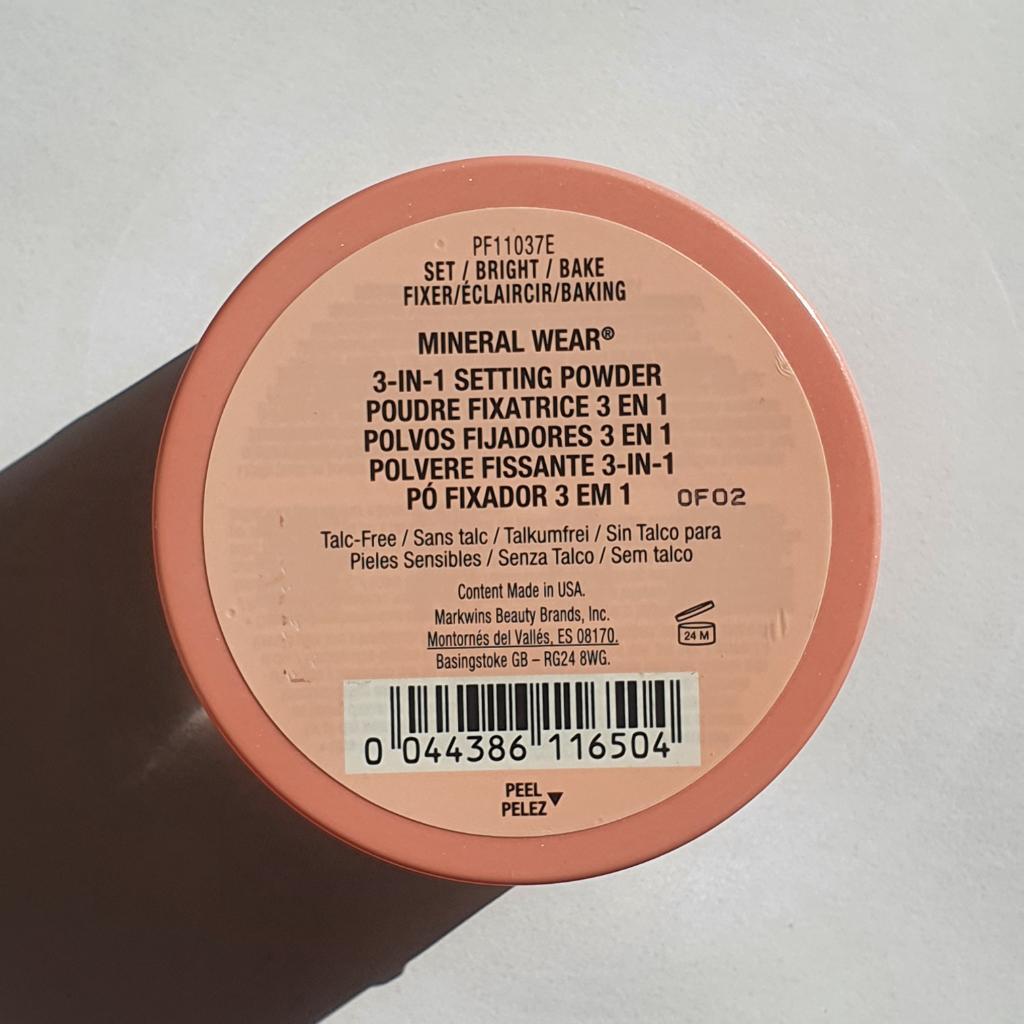 PHYSICIANS FORMULA mineral wear 3-in-1 setting powder Минеральная рассыпчатая пудра 3-в-1 для фиксации макияжа.