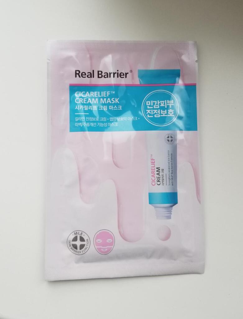 Real Barrier Cicarelief Cream Mask Успокаивающая кремовая маска для чувствительной  кожи