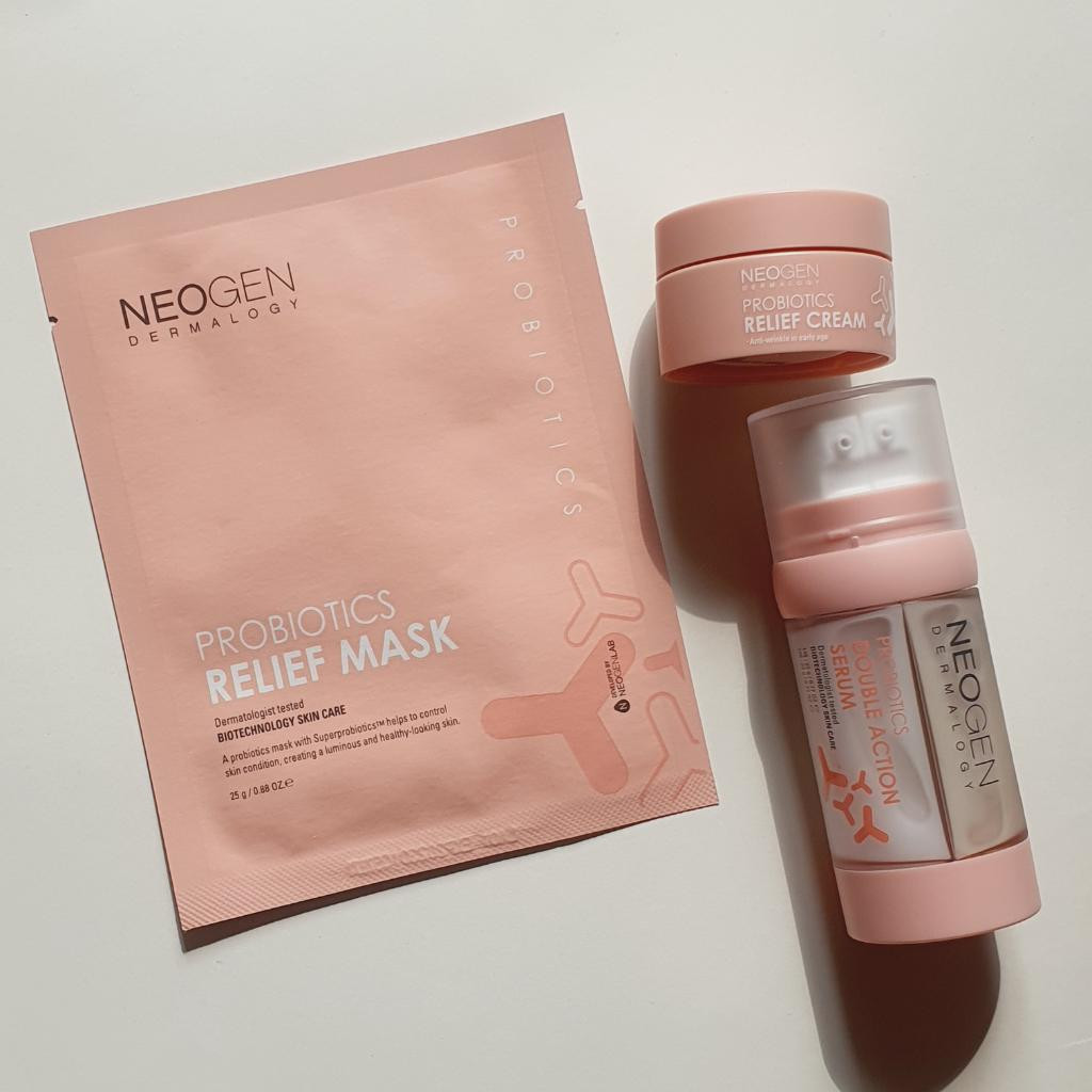 Neogen Dermalogy Probiotics Relief Mask Восстанавливающая маска с пробиотиками и пептидами.