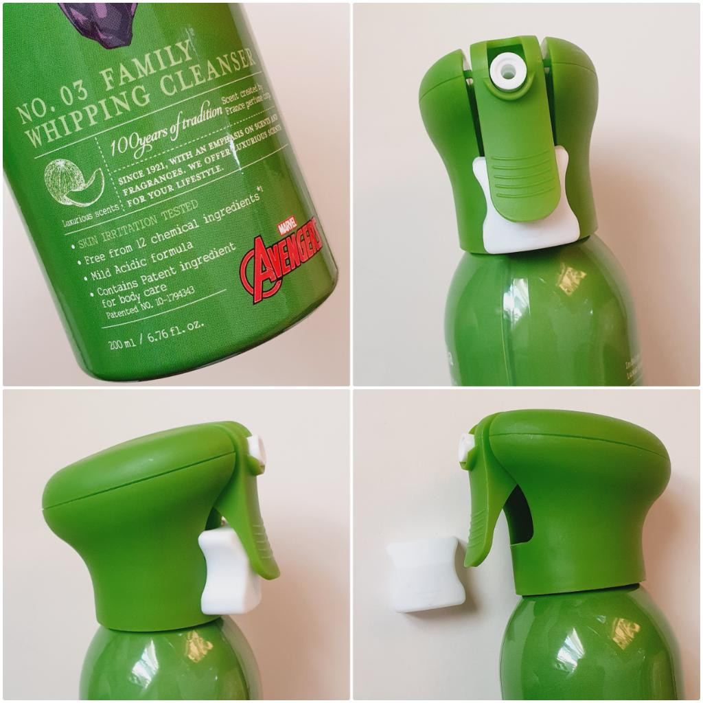 Jmella In France Marvel Green Melon Family Whipping Cleancer Очищающая пена для ванны с ароматом дыни - взбитое очищающее средство для всей семьи.