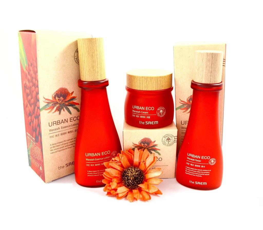 The Saem Urban Eco Waratah Essence Lotion Увлажняющий лосьон для лица.