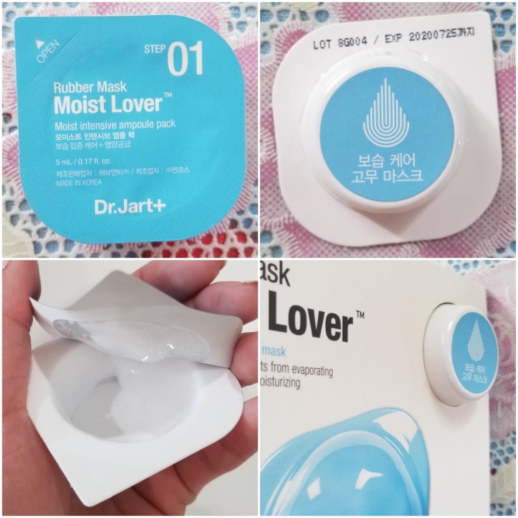Dr.Jart Rubber Mask Moist Lover Увлажняющая альгинатная маска для лица.
