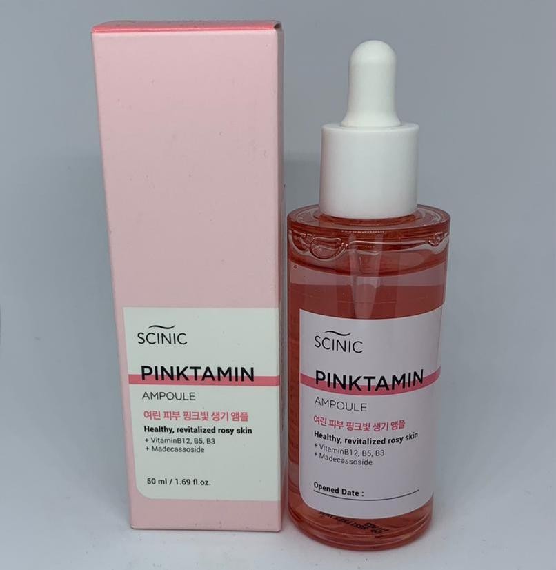 SCINIC Pinktamin Ampoule Высококонцентрированная розовая ампула