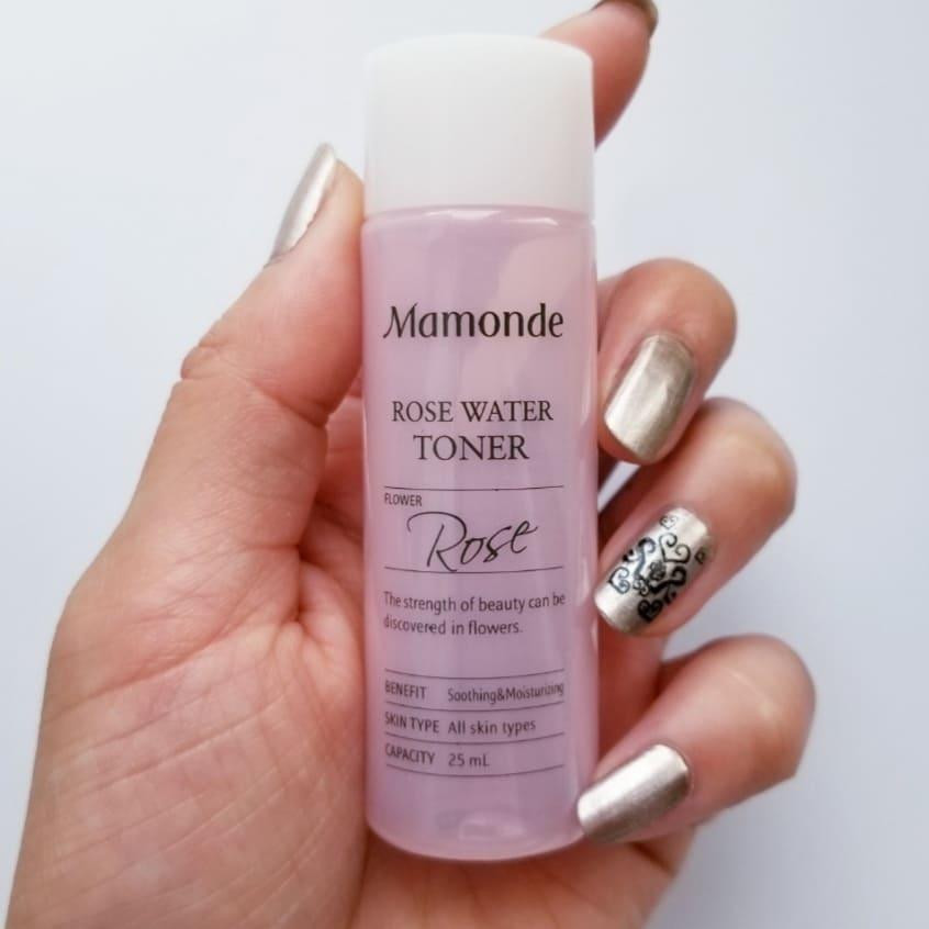 Mamonde Rose water Интенсивно увлажняющий тонер для лица с розовой водой.