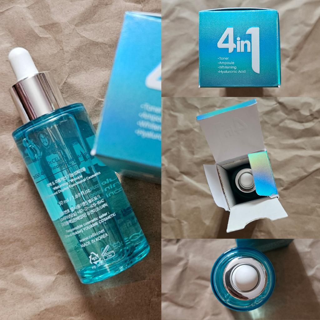 Dr.Cellio 4 In 1 Cheongchun Ampoule Hyaluronic Acid Сыворотка для лица с гиалуроновой кислотой