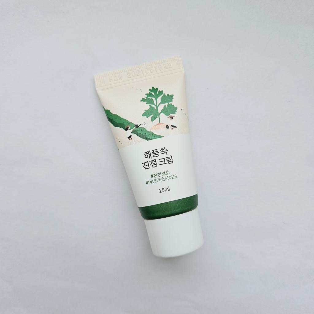 Round Lab Mugwort Calming Cream Лёгкий успокаивающий крем с полынью.
