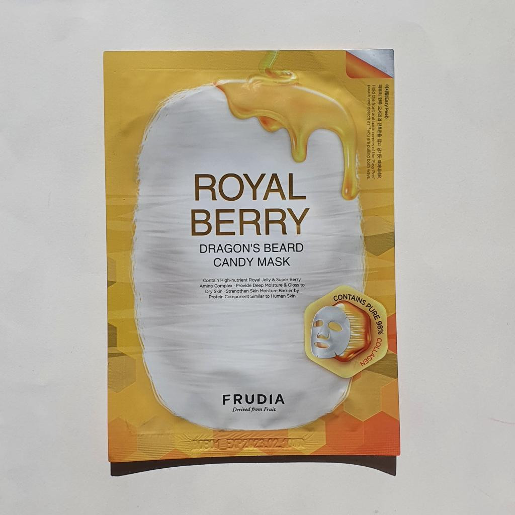 FRUDIA Royal Berry Dragons Beard Candy Mask Роял тающая тканевая маска для лица