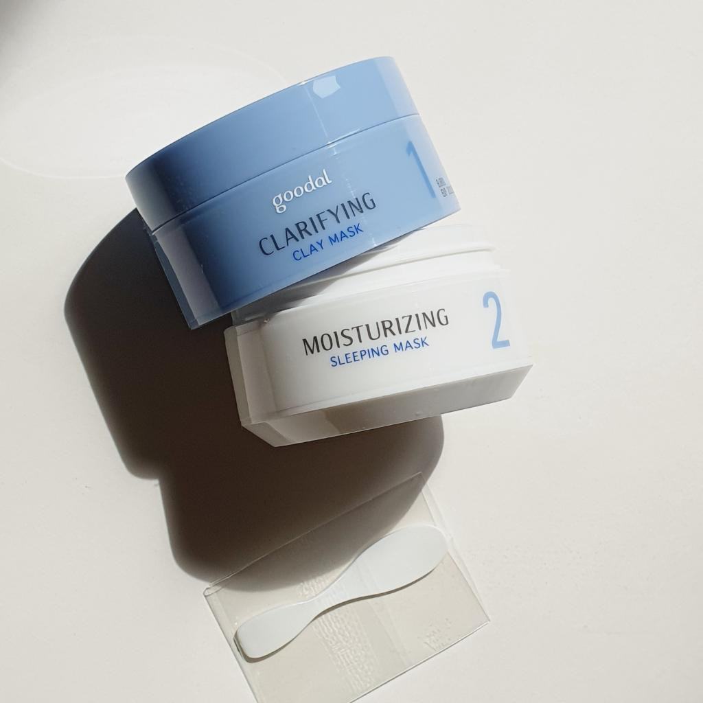 GOODAL Moist Synergy Mask Duo: Clarifying + Moisturizing Средство 2-в-1 для ухода за кожей (Очищение и Увлажнение)