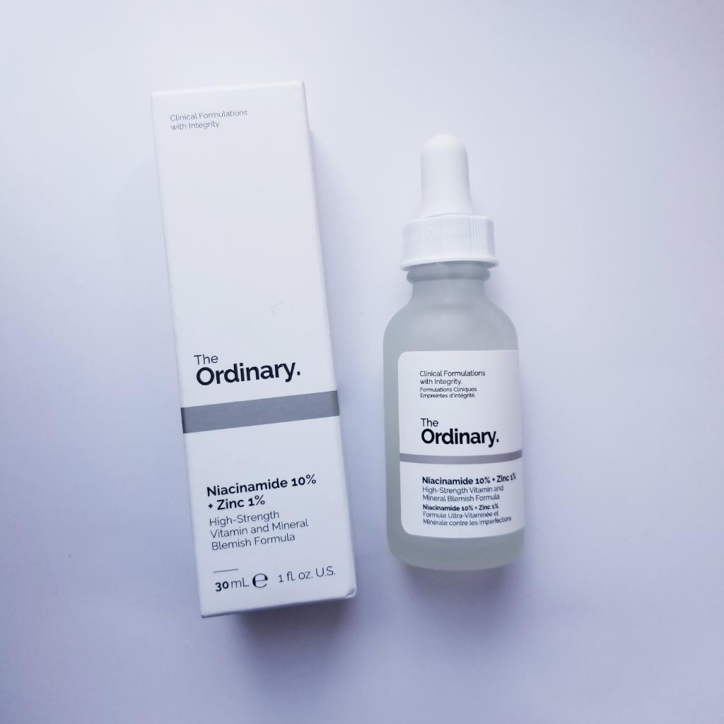 The ordinary Niacinamide 10% + Zinc 1% Серум для жирной и проблемной кожи.