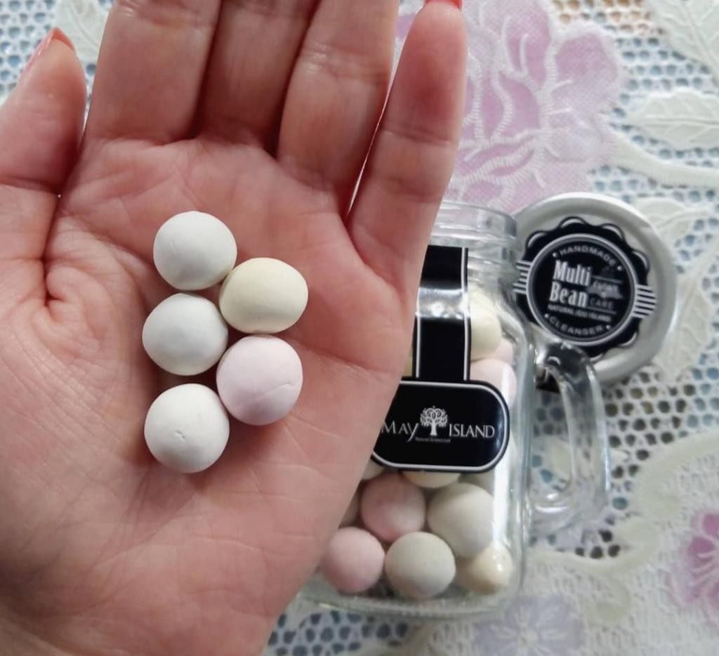 May Island Multi Bean Clean & Care Natural Jeju Island Универсальное очищающее средство. Пенка + лёгкий пилинг (шарики-порошок)