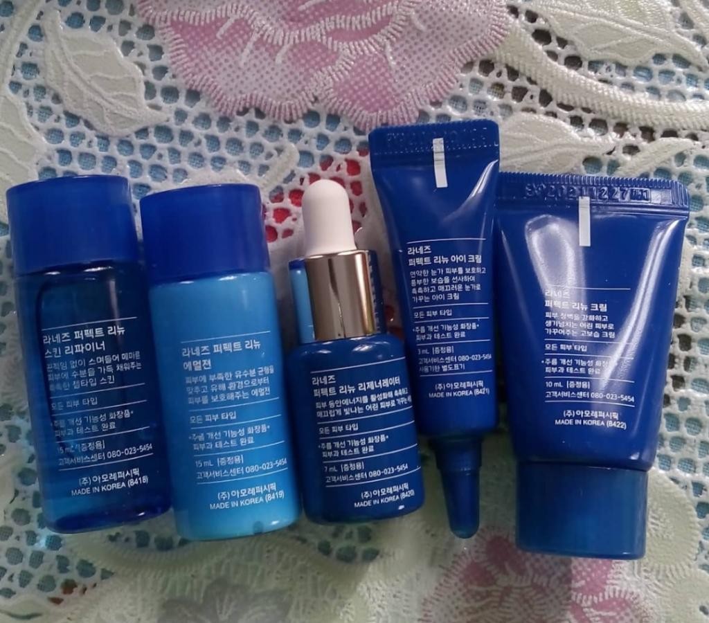 Laneige Perfect Renew trial kit 5 items, Набор мини-версий