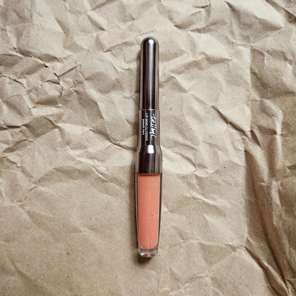 Tellmi lip duo glosser gloss pencil peach tart Карандаш и блеск для губ в персиковом оттенке.