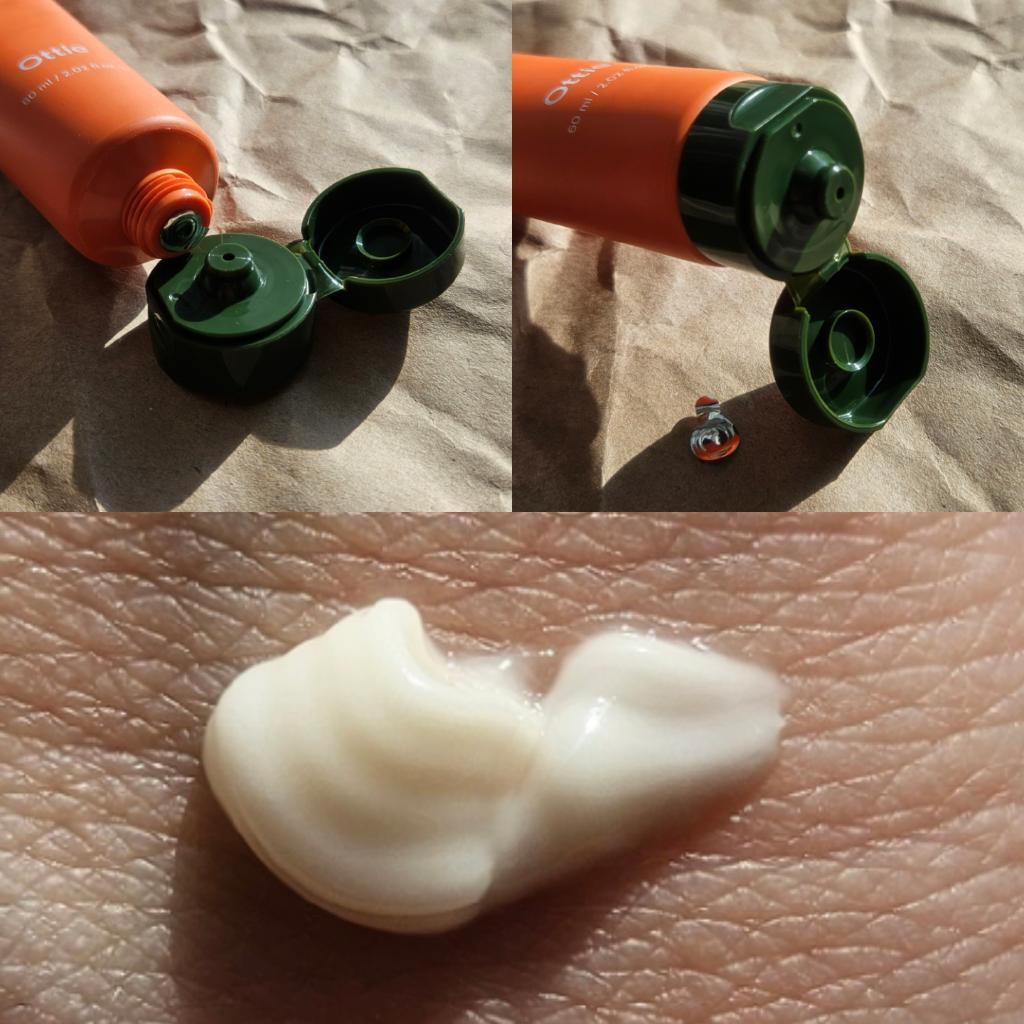 Ottie Vegan Beta-Carrot Shield Cream Веганский укрепляющий крем с гидролатом моркови