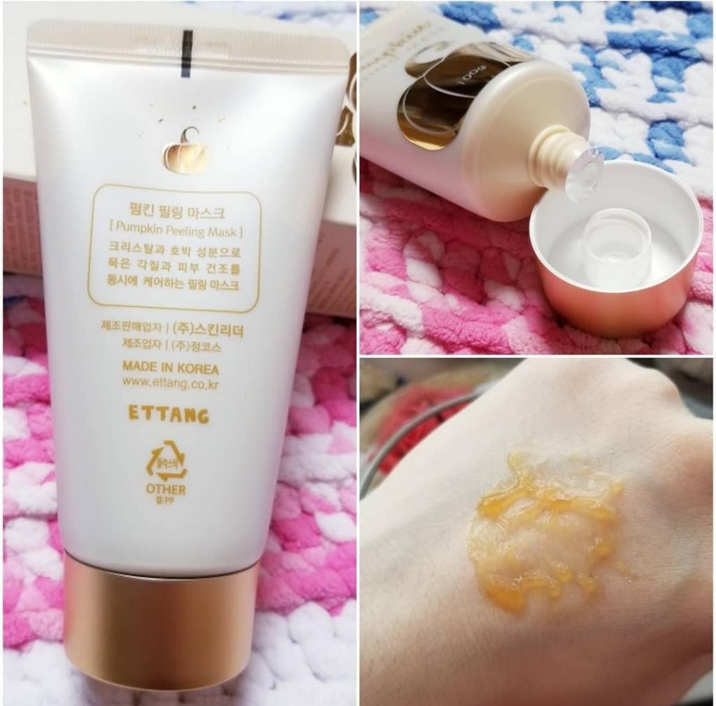 ETTANG Pumpkin Peeling Mask Маска-пилинг с экстрактом тыквы