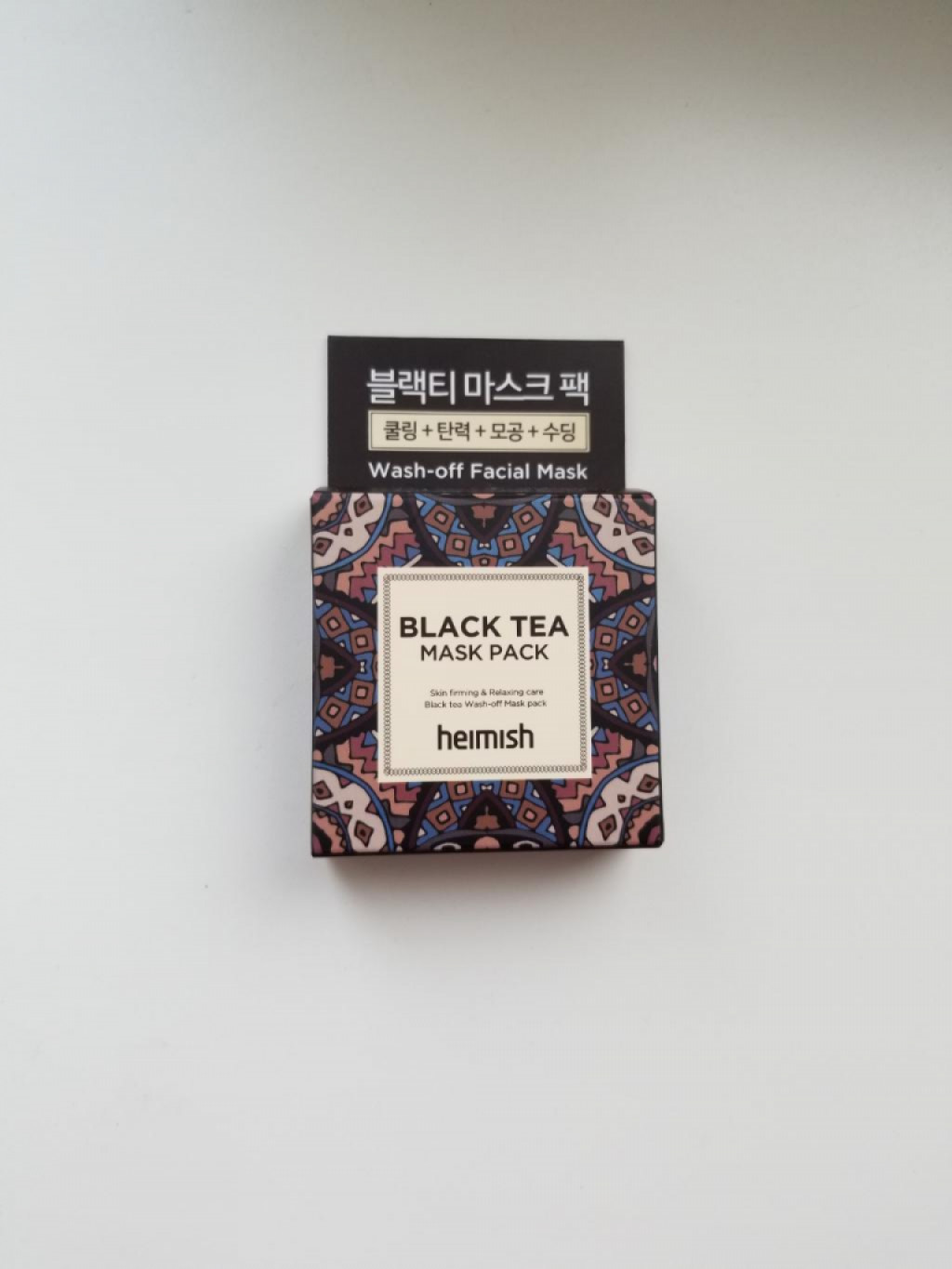 Heimish Black Tea Mask Pack Утренняя освежающая маска