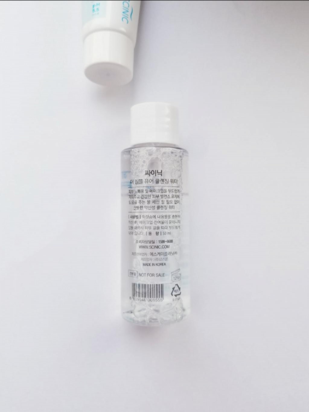 ”Scinic The Simple Pure Cleansing Water” Слабокислотная очищающая вода для лица