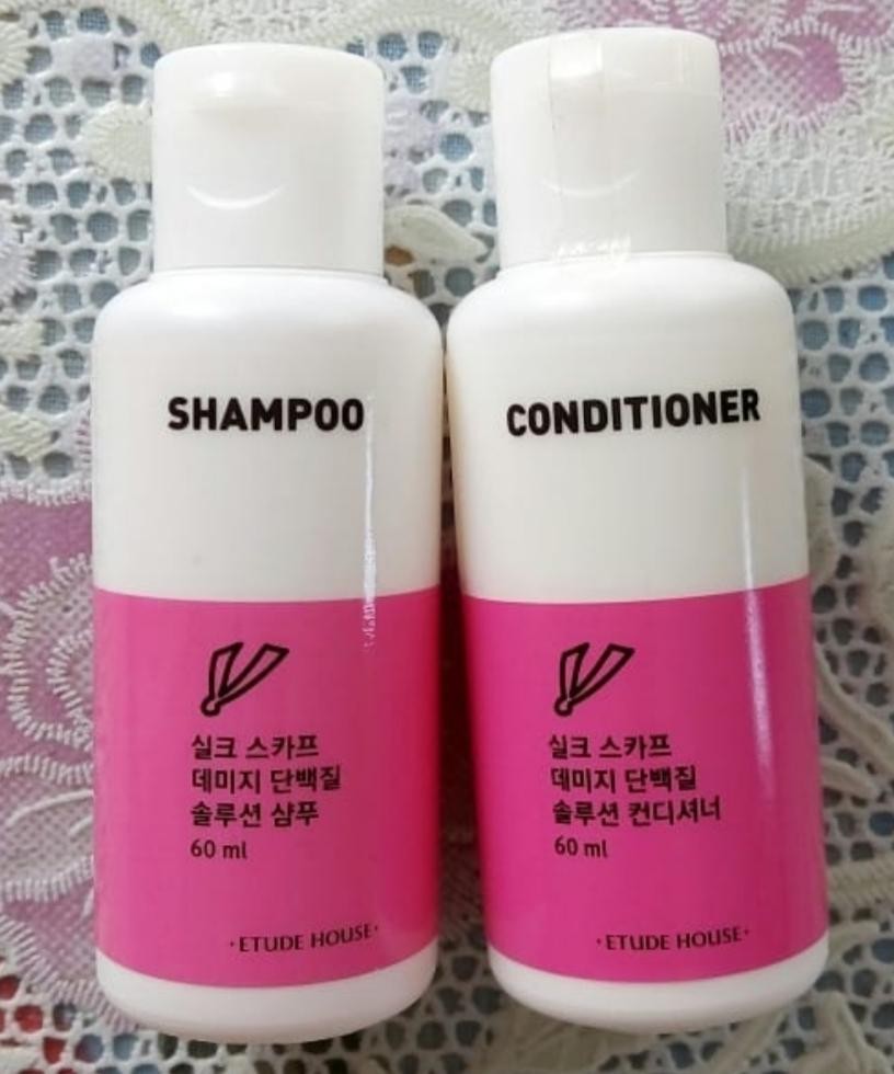 ETUDE HOUSE Diy Travel Silk Scarf Damage Protein Solution Shampoo Travel - версия шампуня
