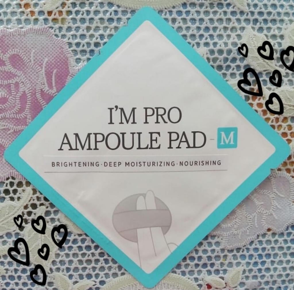 Wish Formula I’m Pro Ampoule Pad - M (Blue) Увлажняющая спонж-салфетка