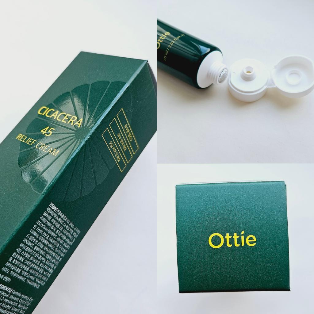 Ottie Cicacera 45 Relief Cream Увлажняющий и регенерирующий крем для лица с экстрактом центеллы.