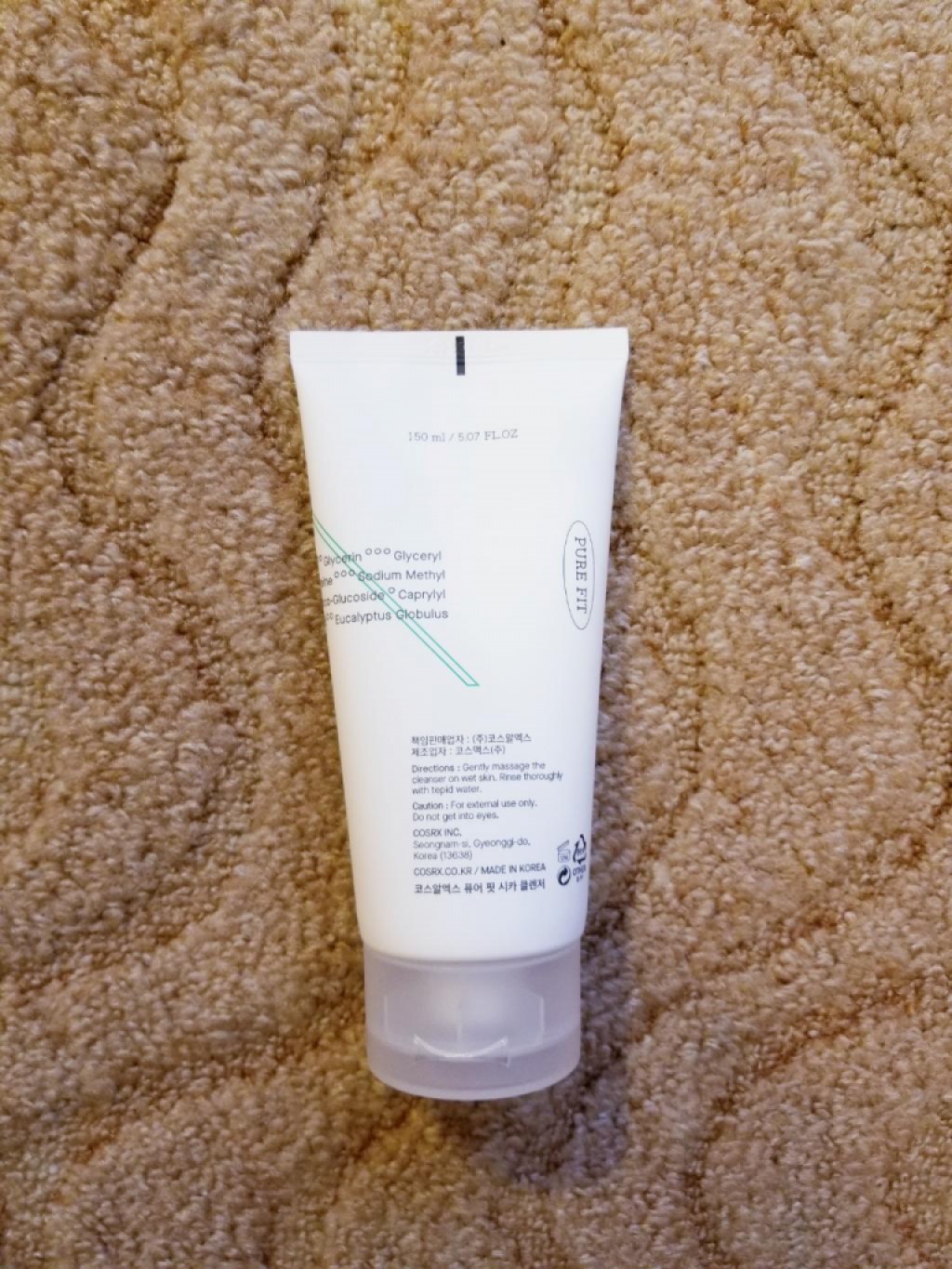 COSRX Pure Fit Cica Cleanser Деликатная пенка для умывания