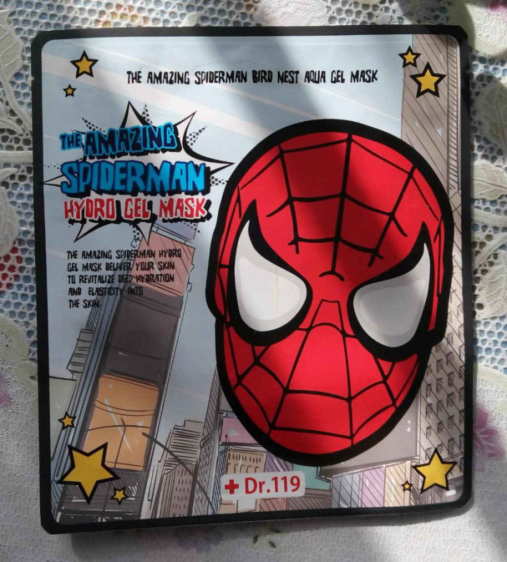 Baviphat Dr.119 The Amazing Spiderman Bird Nest Aqua Gel Mask маска гидрогелевая увлажняющая с ласточкиным гнездом.