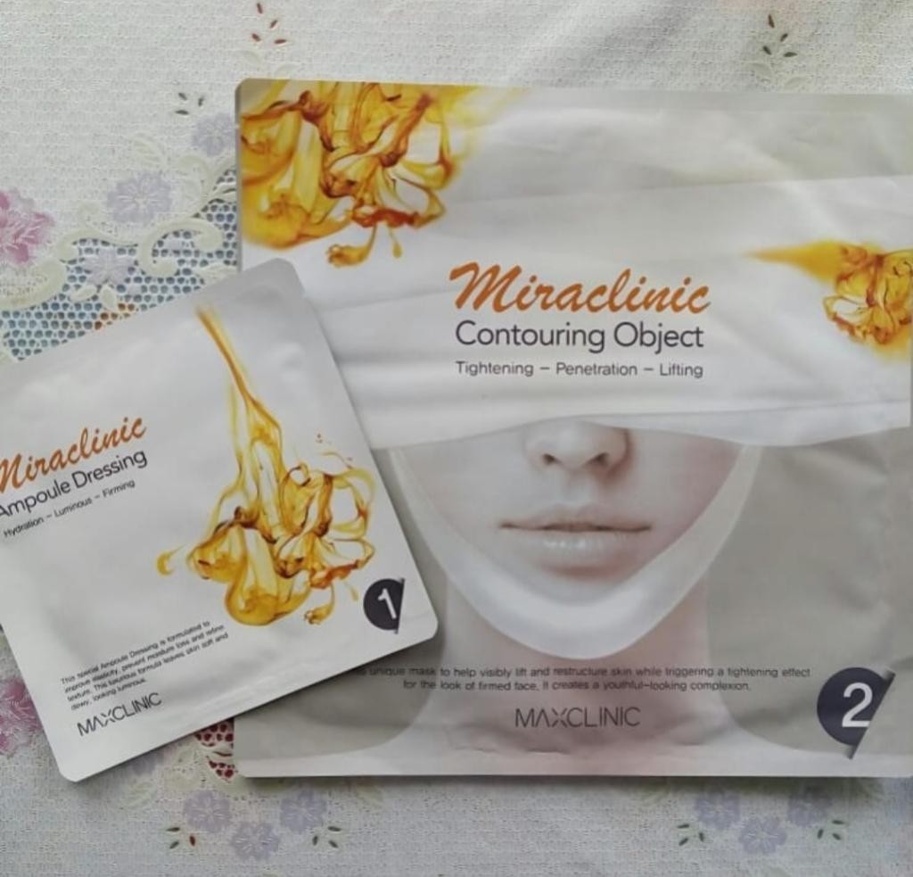 Miraclinic Ampoule Dressing Contouring Object Гипсовая контуромоделирующая маска для идеального профиля лица и красивой линии шеи.
