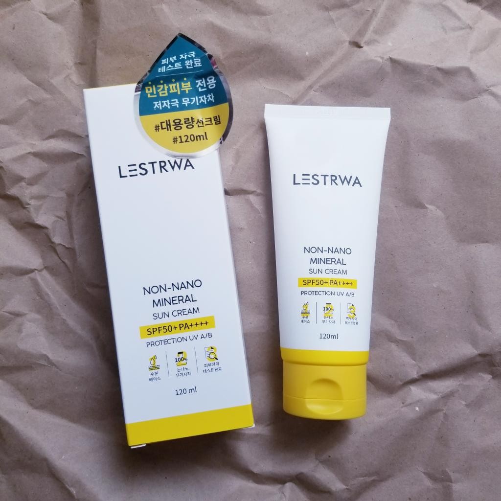Lestrwa non-nano mineral sum cream SPF50+PA++++ Солнцезащитный крем на минеральных фильтрах