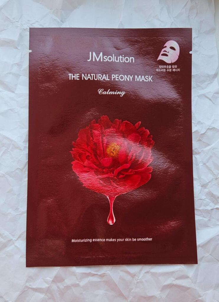 JMsolution The Natural Peony Mask Calming Успокаивающая тканевая маска с экстрактом пиона