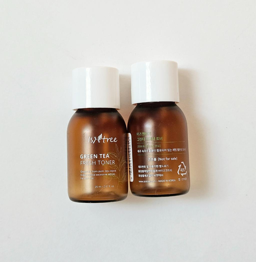 IsNtree Green Tea Fresh Toner Освежающий бесспиртовый тонер на основе зелёного чая