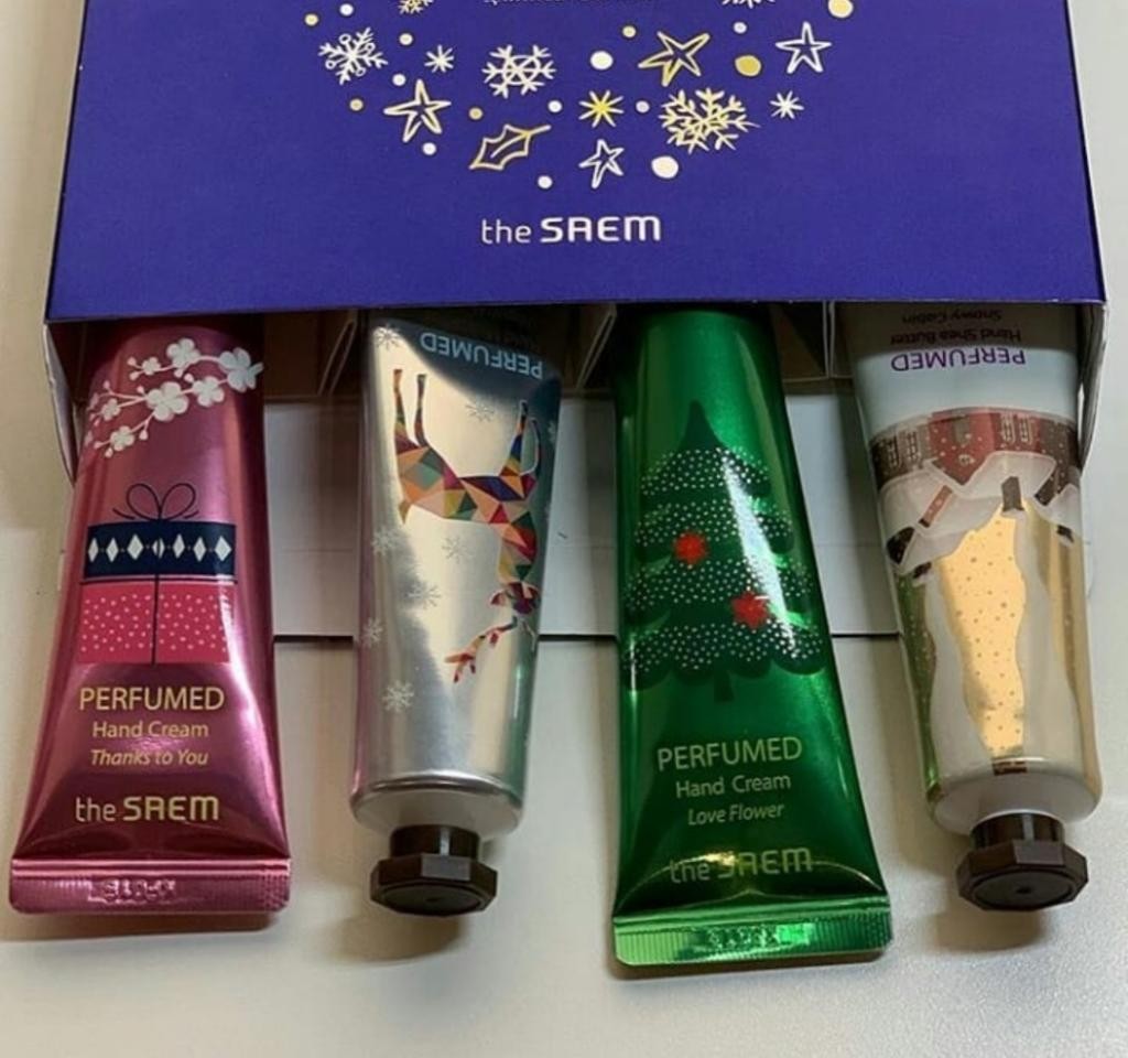 The SAEM 2018 Limited Edition Perfumed Hand Special Set Лимитированный парфюмированный крем для рук.