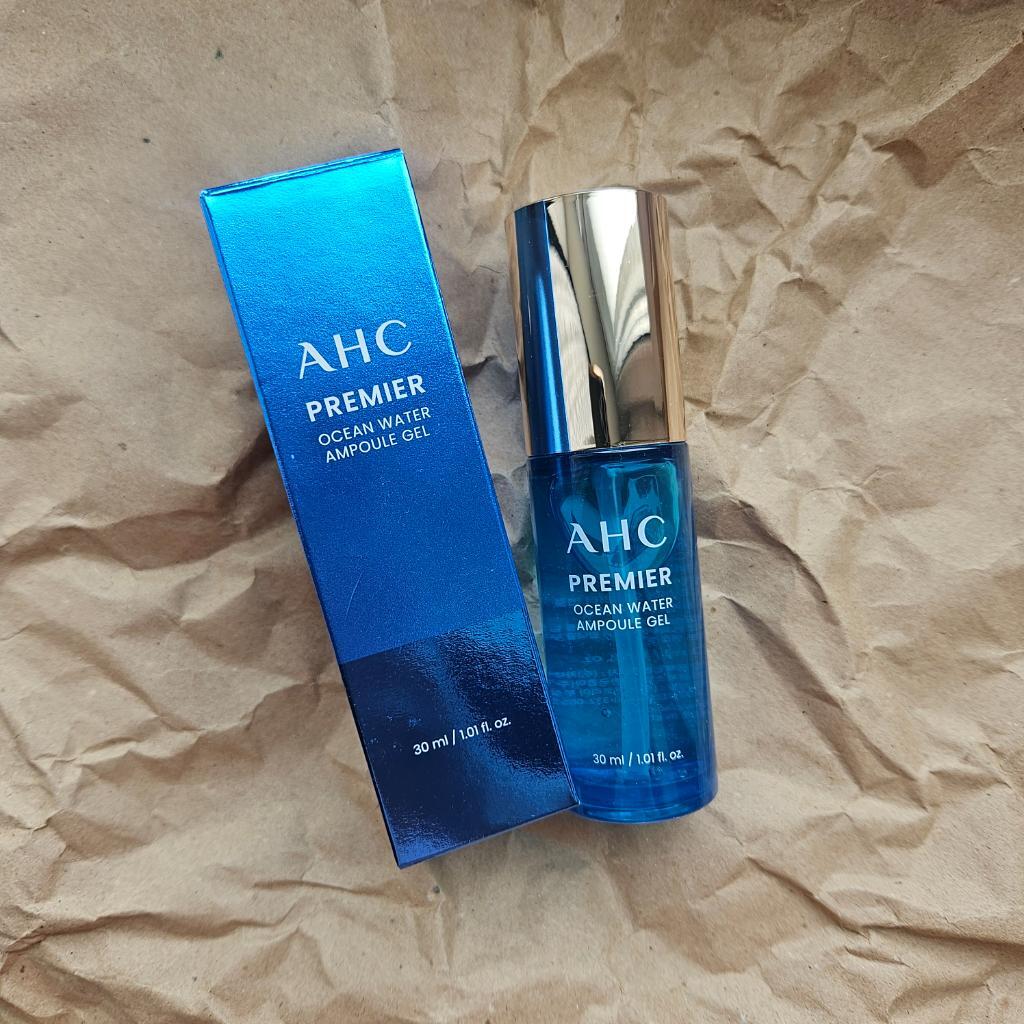AHC Premier Ocean Water Ampoule Gel увлажняющий и восстанавливающий гель-ампула с морской водой.