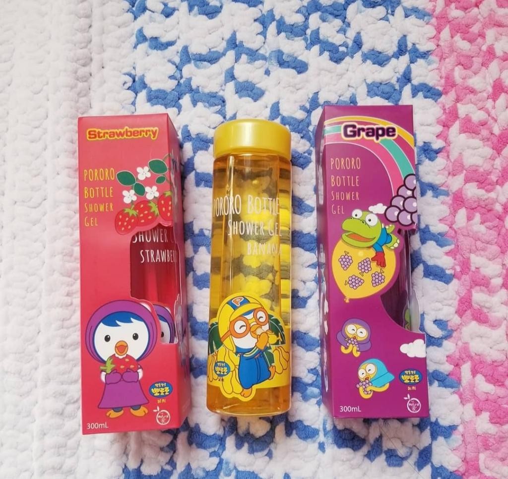 Pororo bottle shower gel Banana Детский гель для душа.