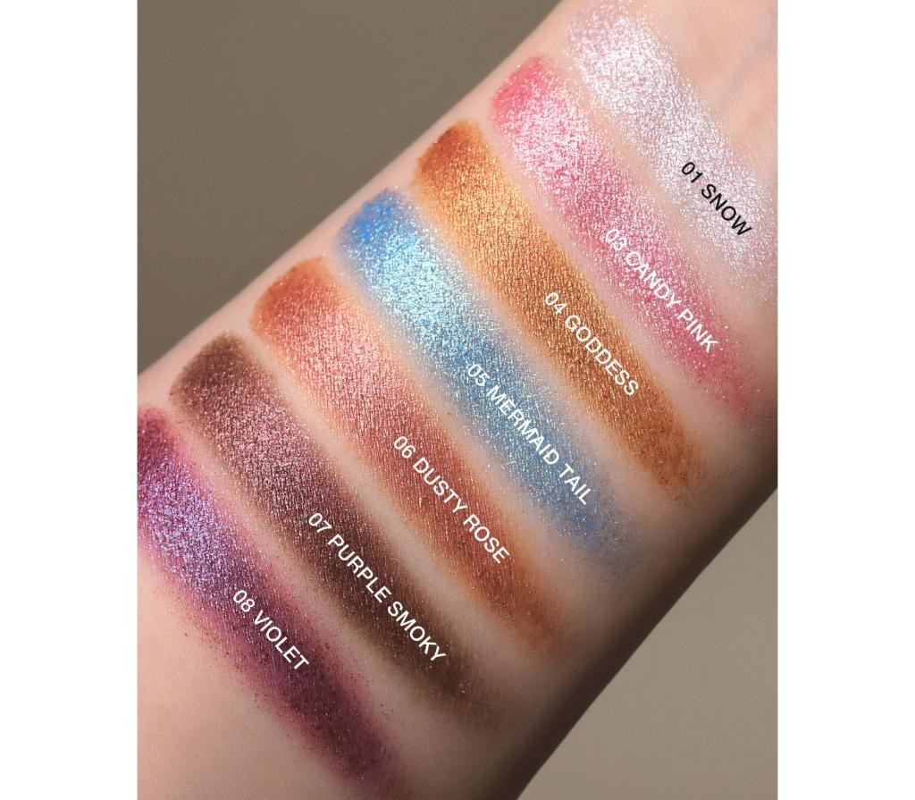 RELOUIS PRO Eyeshadow Sparkle Тени для век в оттенке 07 Purple Smoky.