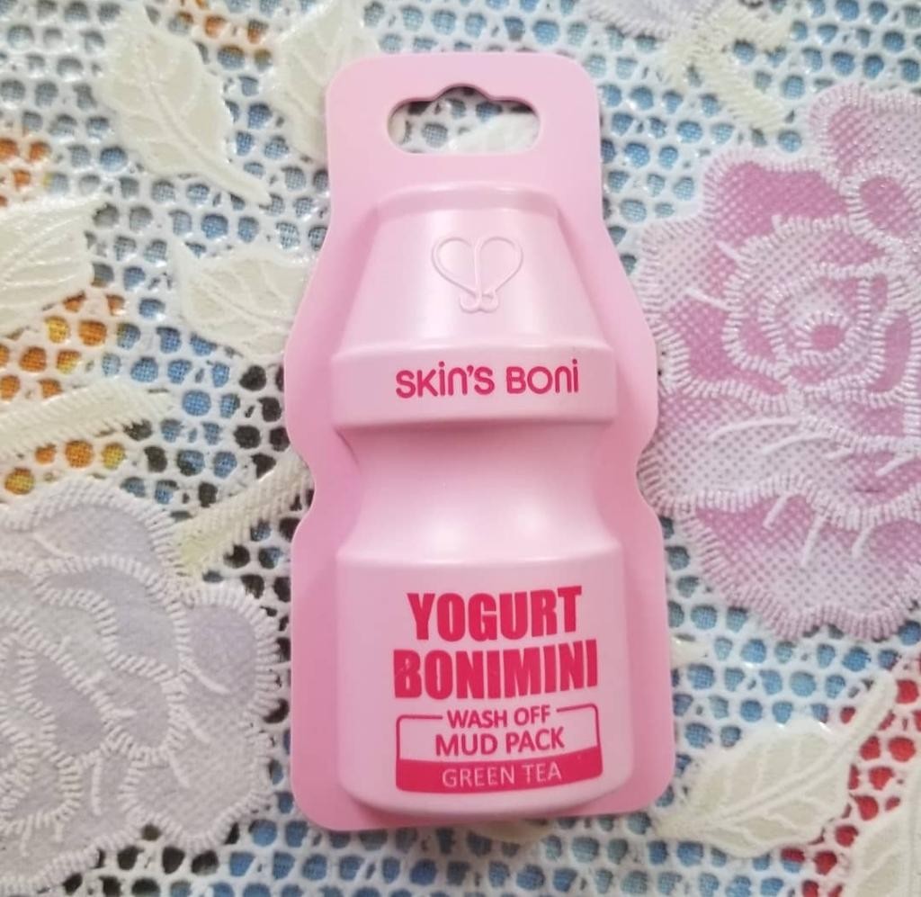 Skins Boni Yogurt Wash Off Mud Pack Green Tea Глиняная маска с йогуртом для проблемной кожи