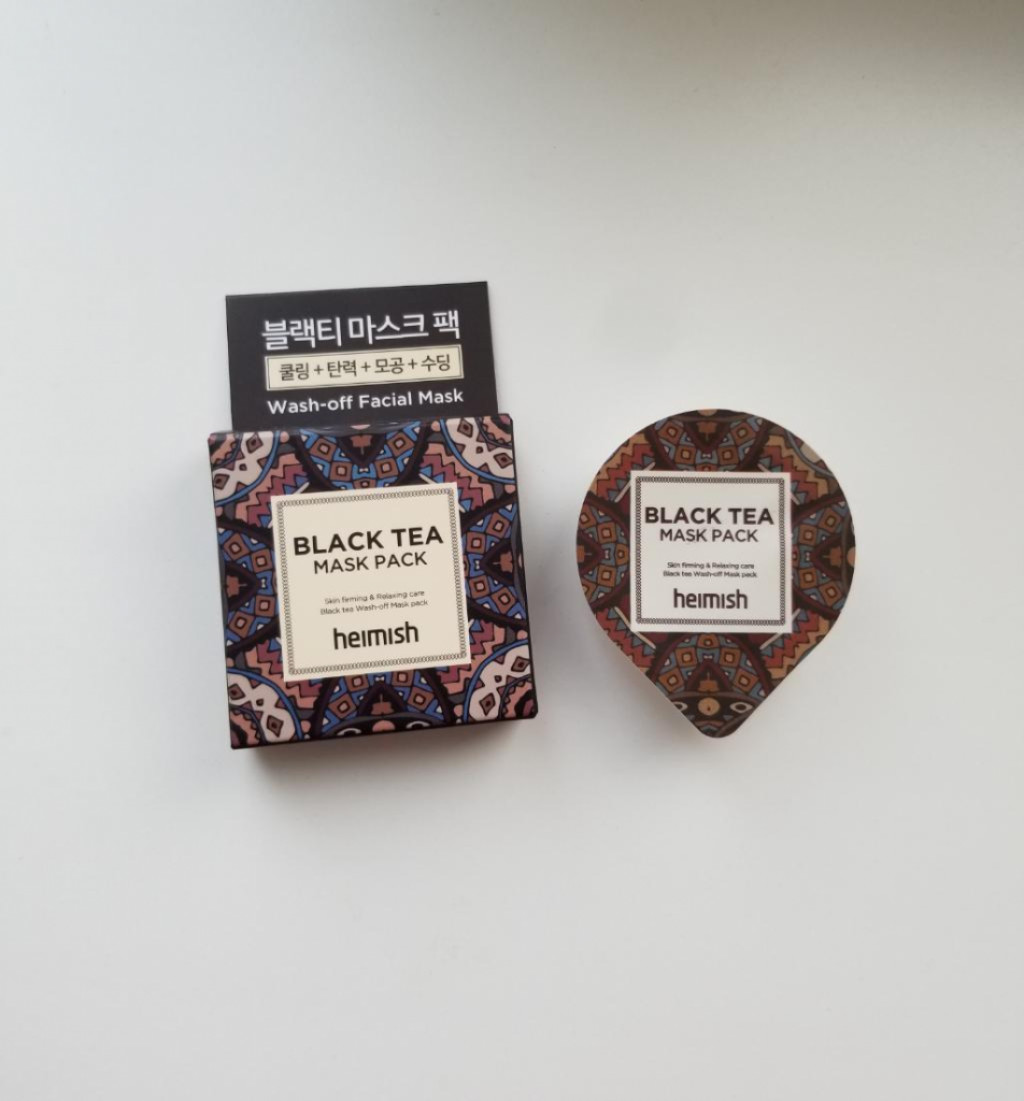 Heimish Black Tea Mask Pack Утренняя освежающая маска