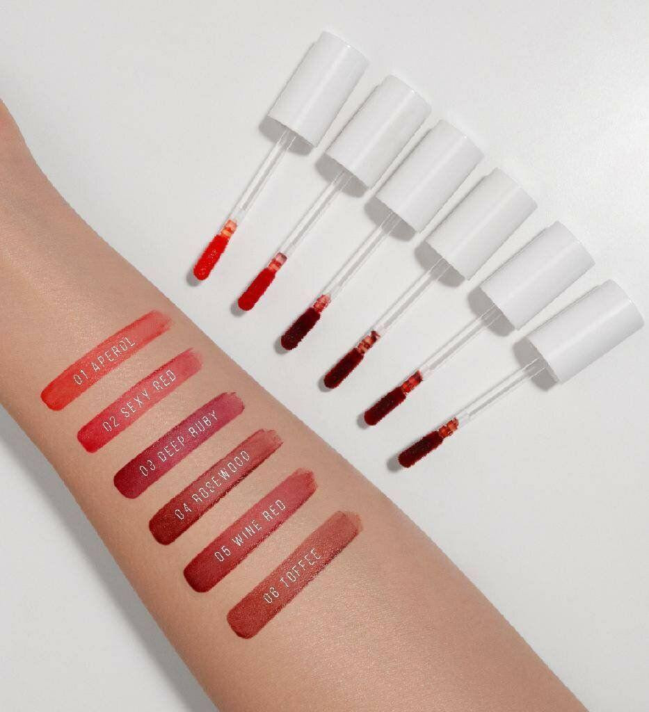luxvisage Lip tint hyaluronic complex aqua GEL Тинт для губ с гиалуроновым комплексом оттенок 01 Aperol