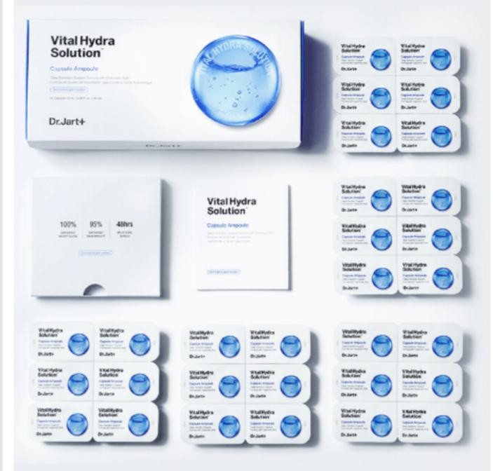 Dr.Jart+ Vital Hydra Solution Capsule Ampoule Ампула для лица с гиалуроновой кислотой.