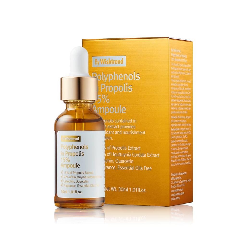 BY WISHTREND Polyphenols in Propolis 15% Ampoule Сыворотка с экстрактом прополиса