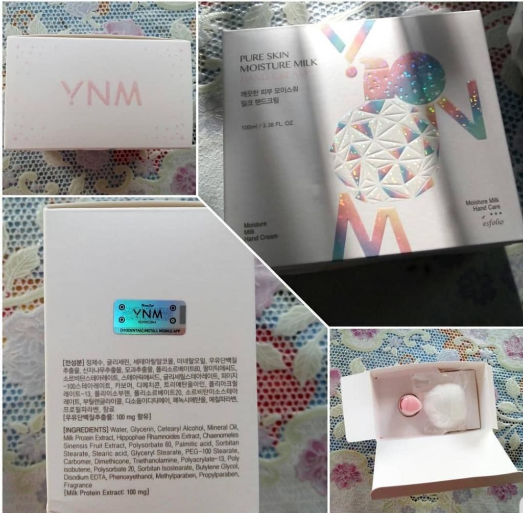 YNM Pure Skin Moisture Milk Hand Cream Увлажняющий крем для рук