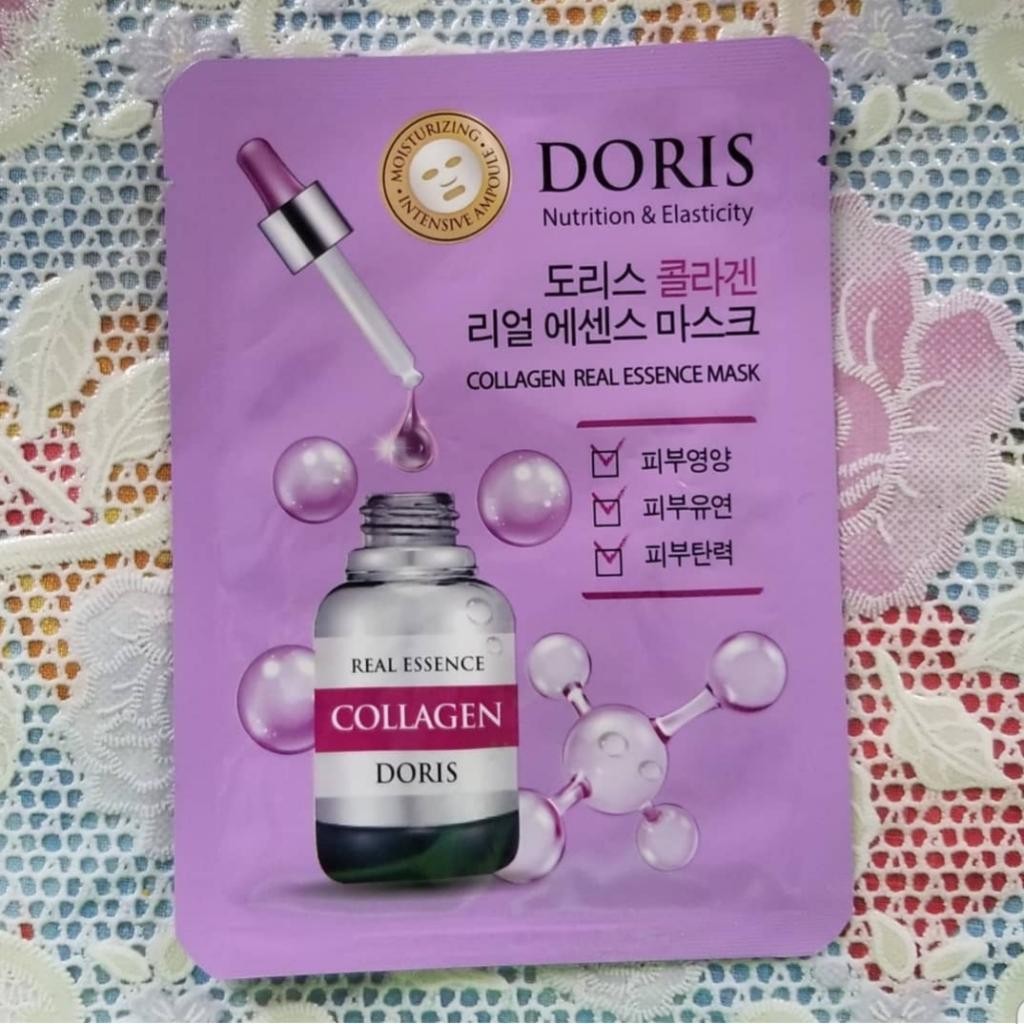 Маска тканевая с коллагеном DORIS COLLAGEN REAL ESSENCE MASK
