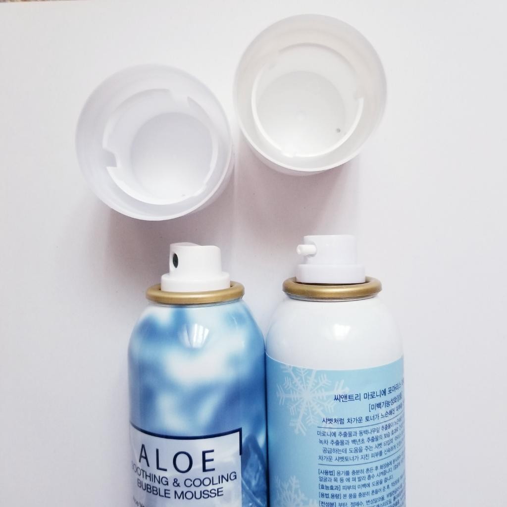 RE:CIPE Aloe Soothing & Cooling Bubble Mousse Успокаивающий, охлаждающий пузырящийся мусс с алоэ вера и пантенолом.