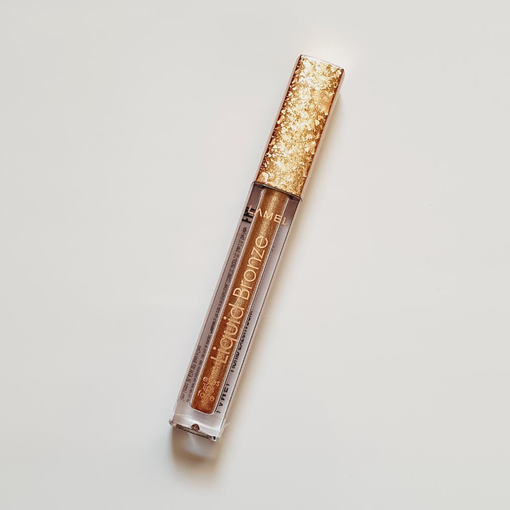 Lamel Professional Liquid Eyeshadow (eyes, lips, face) Жидкий глиттер в отенке "03 Bronze".