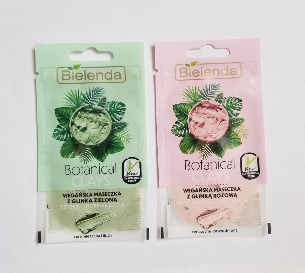 Bielenda botanical clays mask глиняная маска для лица