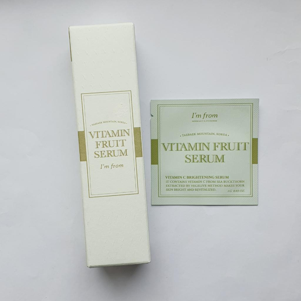 I'm From Vitamin Fruit Serum Осветляющая мультивитаминная сыворотка на основе.