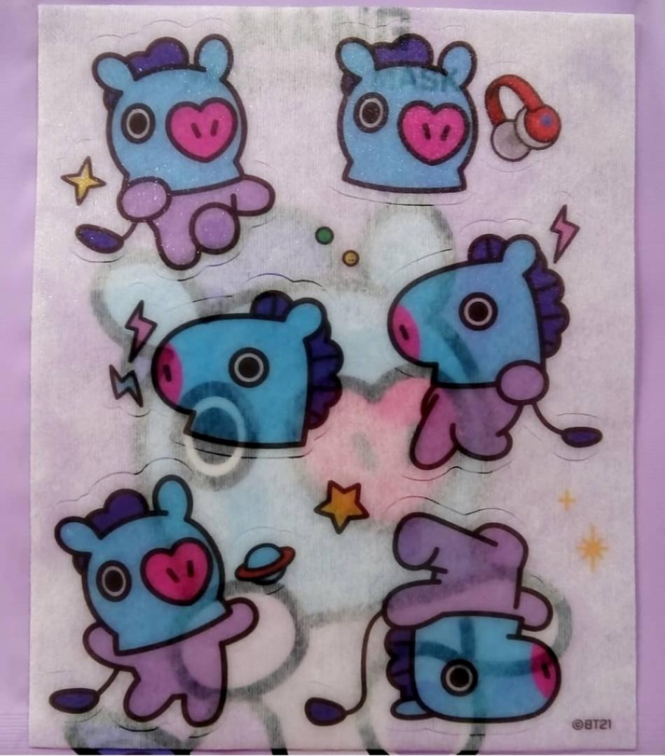 Mediheal BT21 Mang Face Point Mask  Увлажняющие точечные маски для лица.