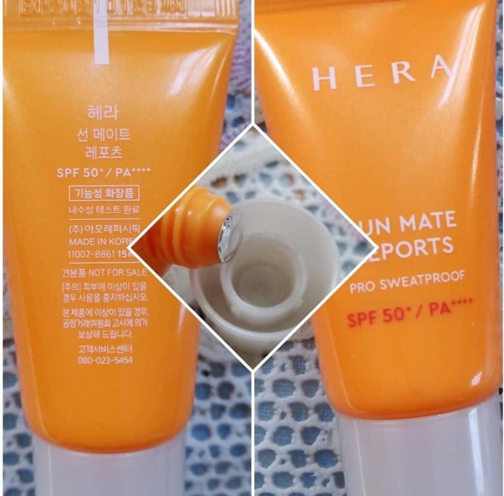 Hera Sun Mate Leports SPF50 PA+++ Солнцезащитный водостойкий крем премиум класса.