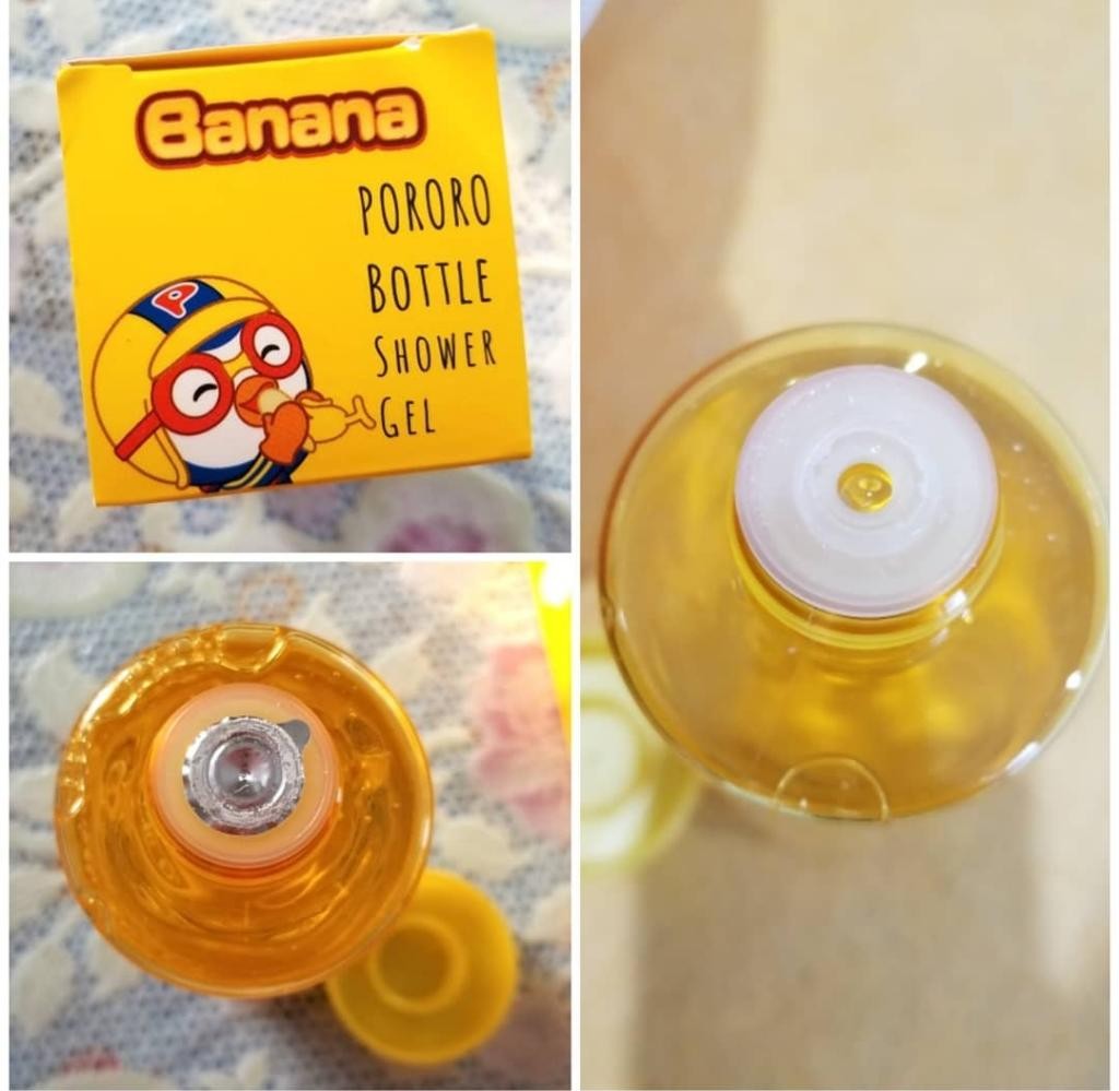 Pororo bottle shower gel Banana Детский гель для душа.