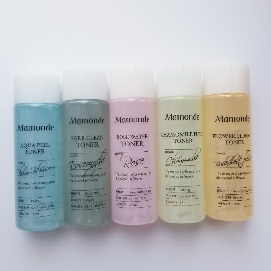 Mamonde Rose water Интенсивно увлажняющий тонер для лица с розовой водой.